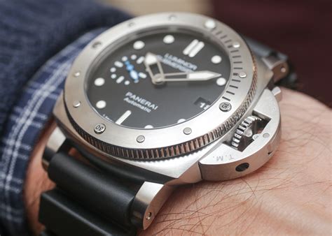 panerai 42mm luminor submersible 1950 3 days automatic acciaio|panerai luminor 1950 3 days.